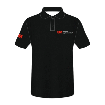 3M Black Polo T-Shirt